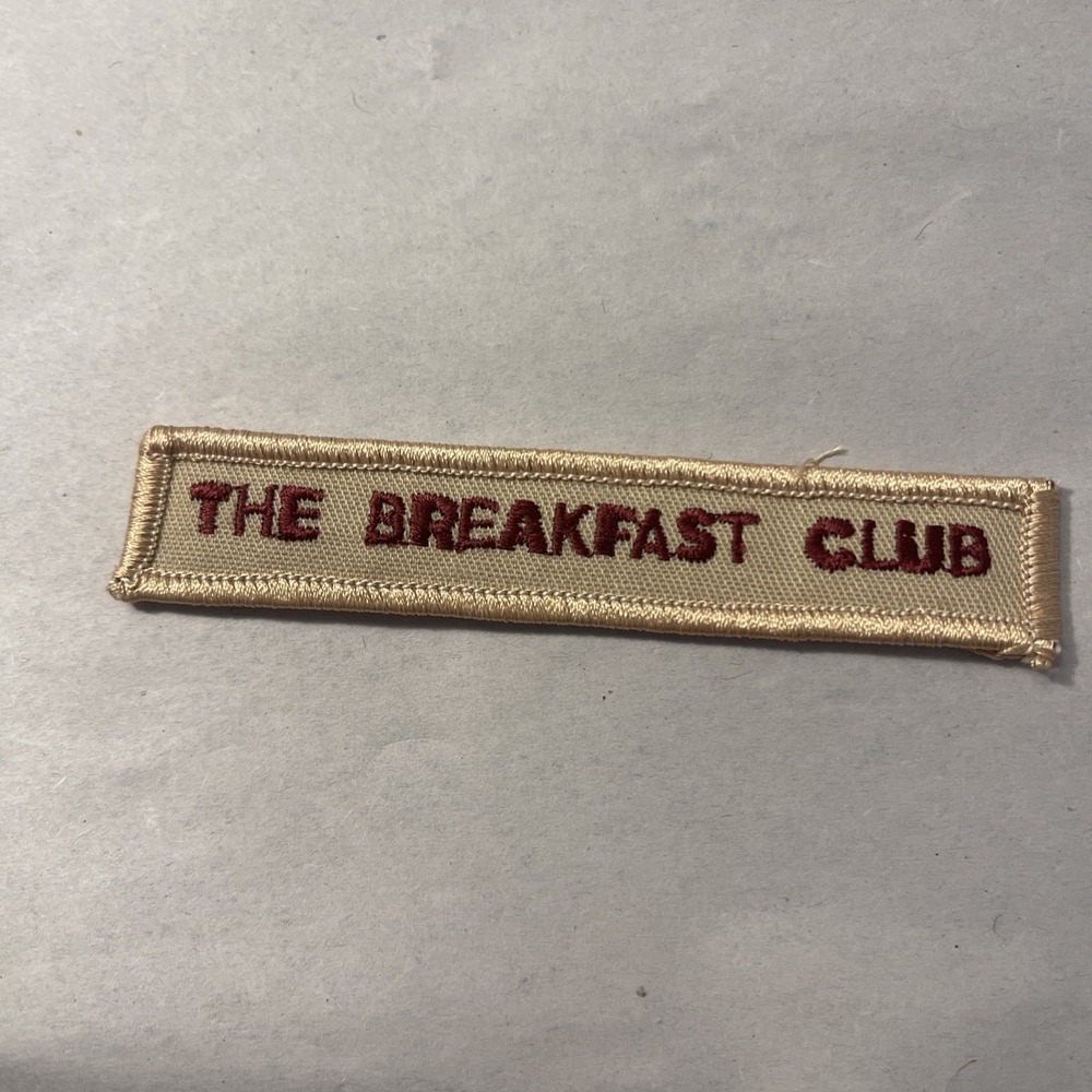The Breakfast Club 1985 Movie Classic John Hughes Iron On Sew On Patch - Picture 6 of 6